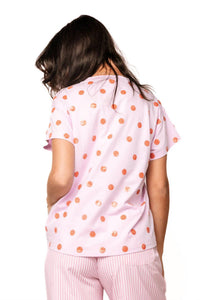 Queen Of Sparkles - Polka Dot Card Logo Tee