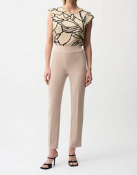 Joseph Ribkoff - SLIT LEG PONTI PULL ON PANT