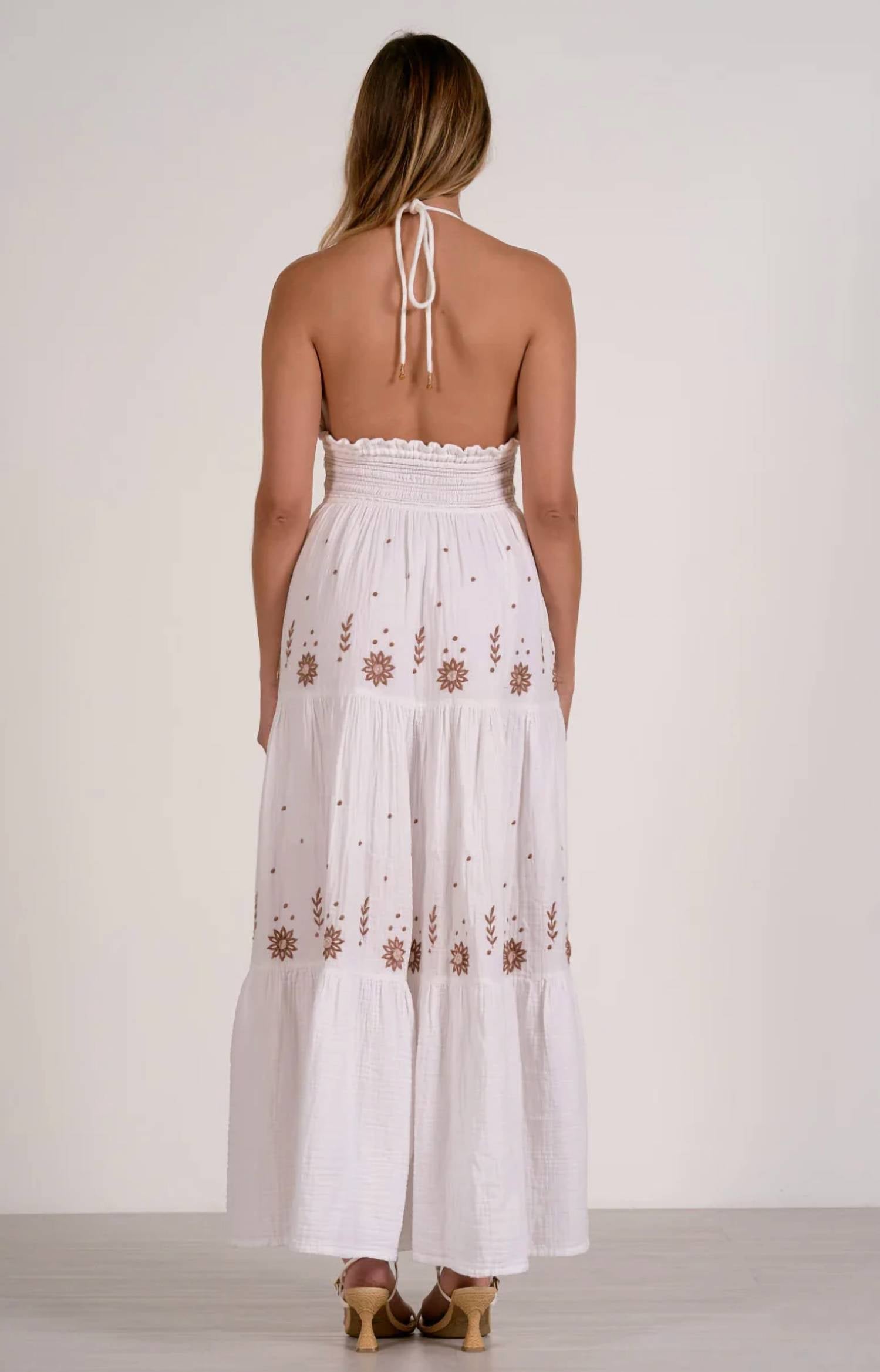 Elan - Maxi V-neck Dress