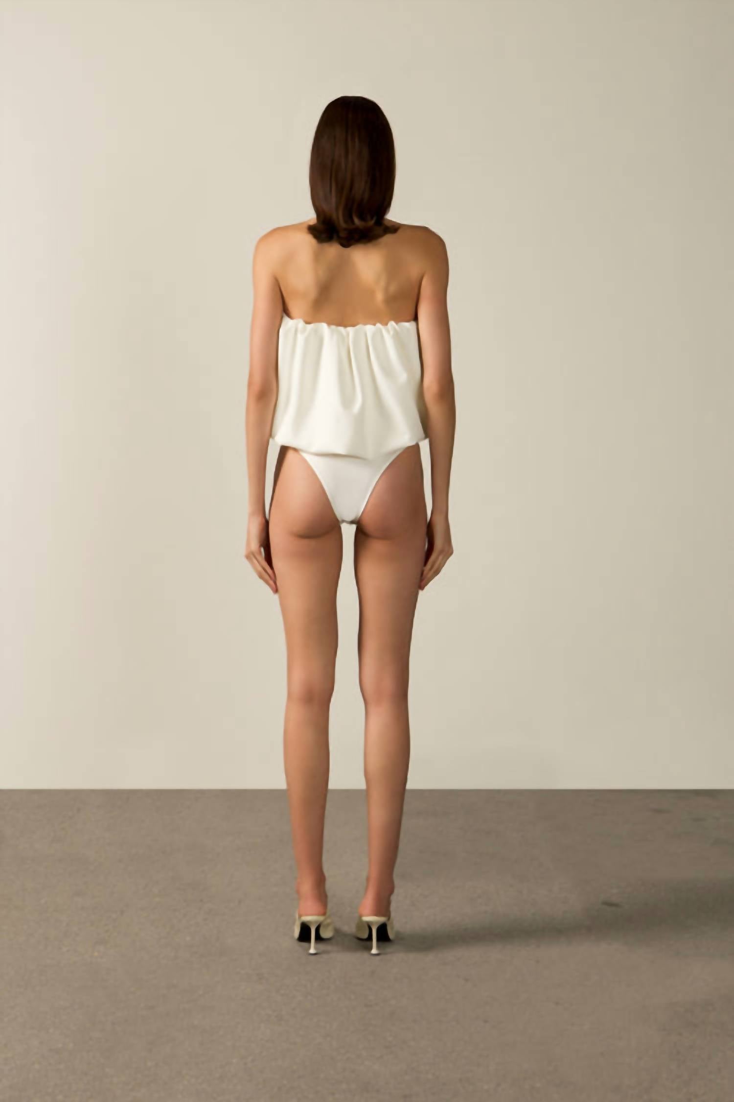 Adriana Degreas - Coquille De Mer Strapless Bodysuit