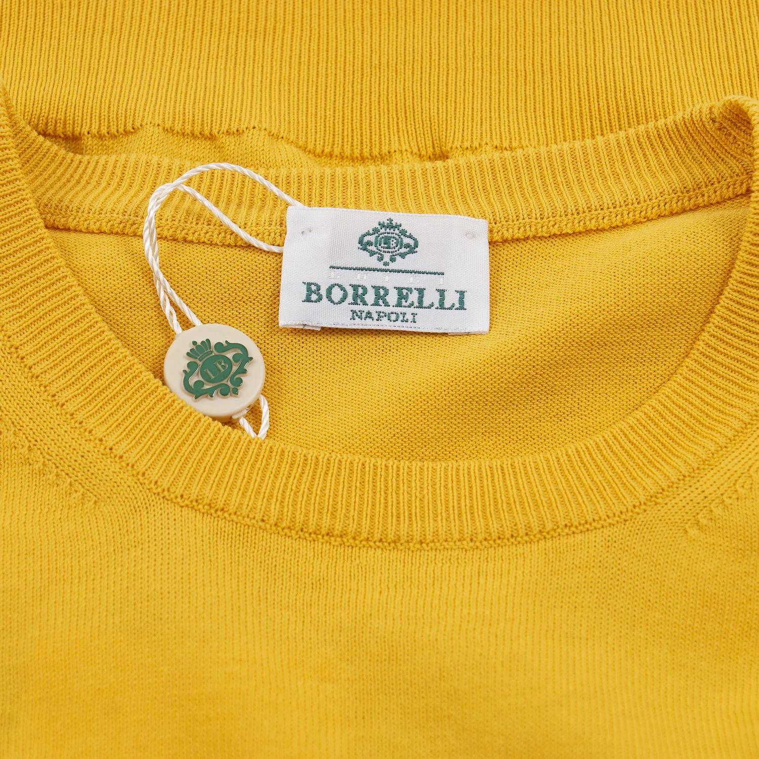Luigi Borrelli Napoli - Men's Lightweight Cotton Sweater