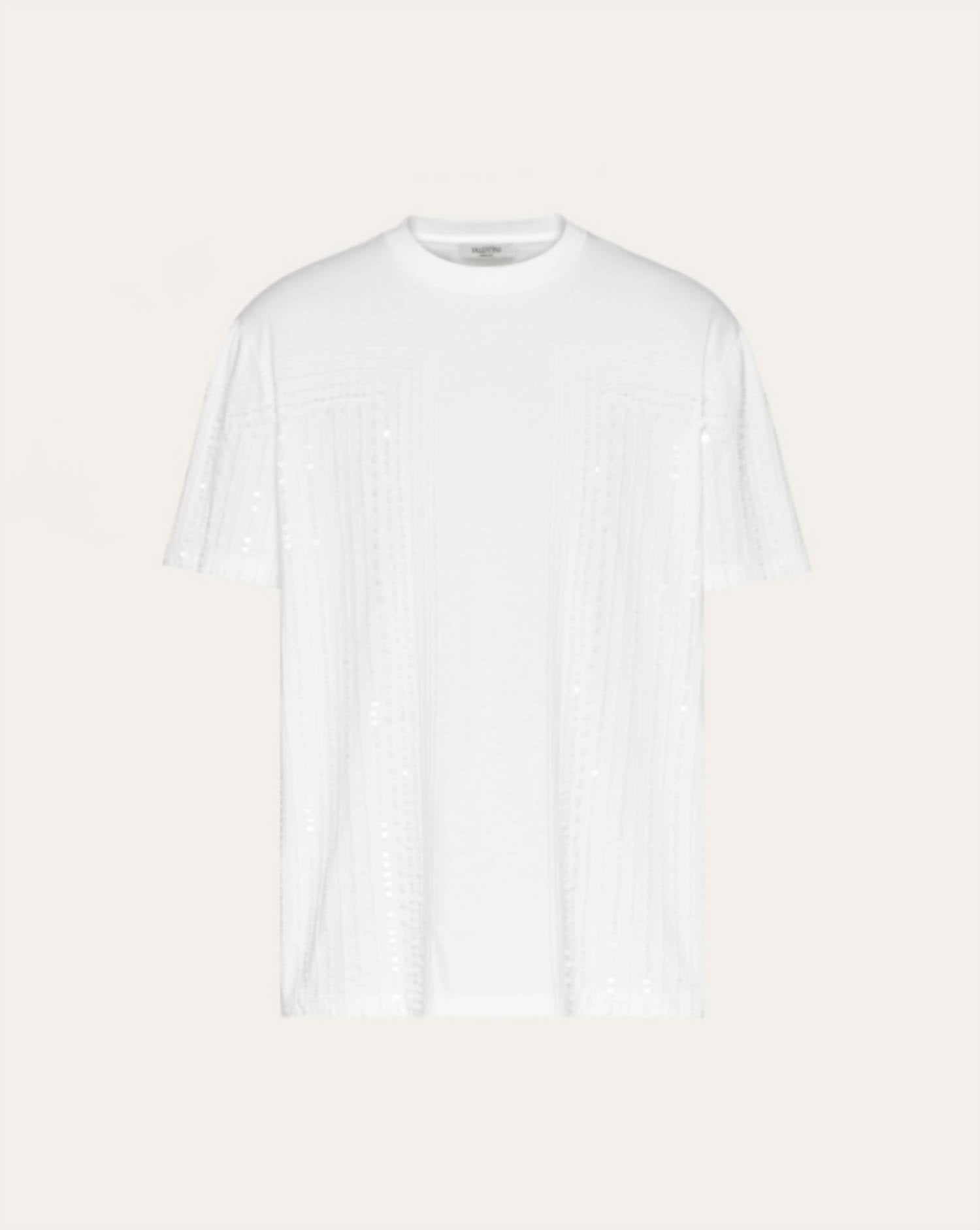 Valentino - Geometric Embroidered T-shirt