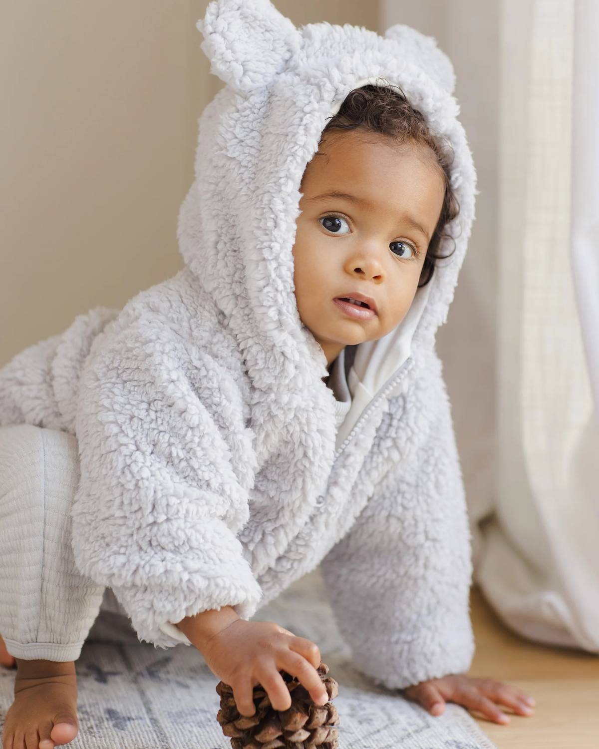 Quincy Mae - Boys Bear Jacket