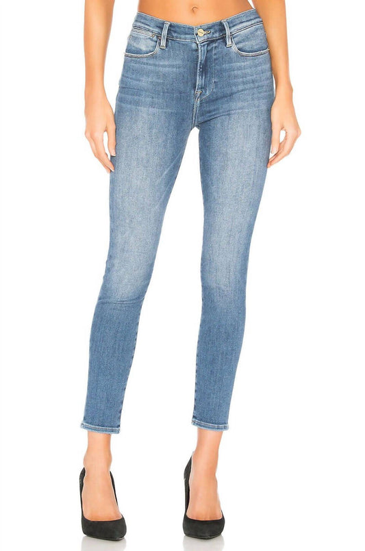 Frame - Le High Rise Crop Skinny Jeans