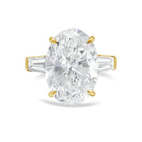 Diana M Jewels - Women's Oval & Baguette Lab-Grown Diamond Ring (2.00 Ct) - Classic