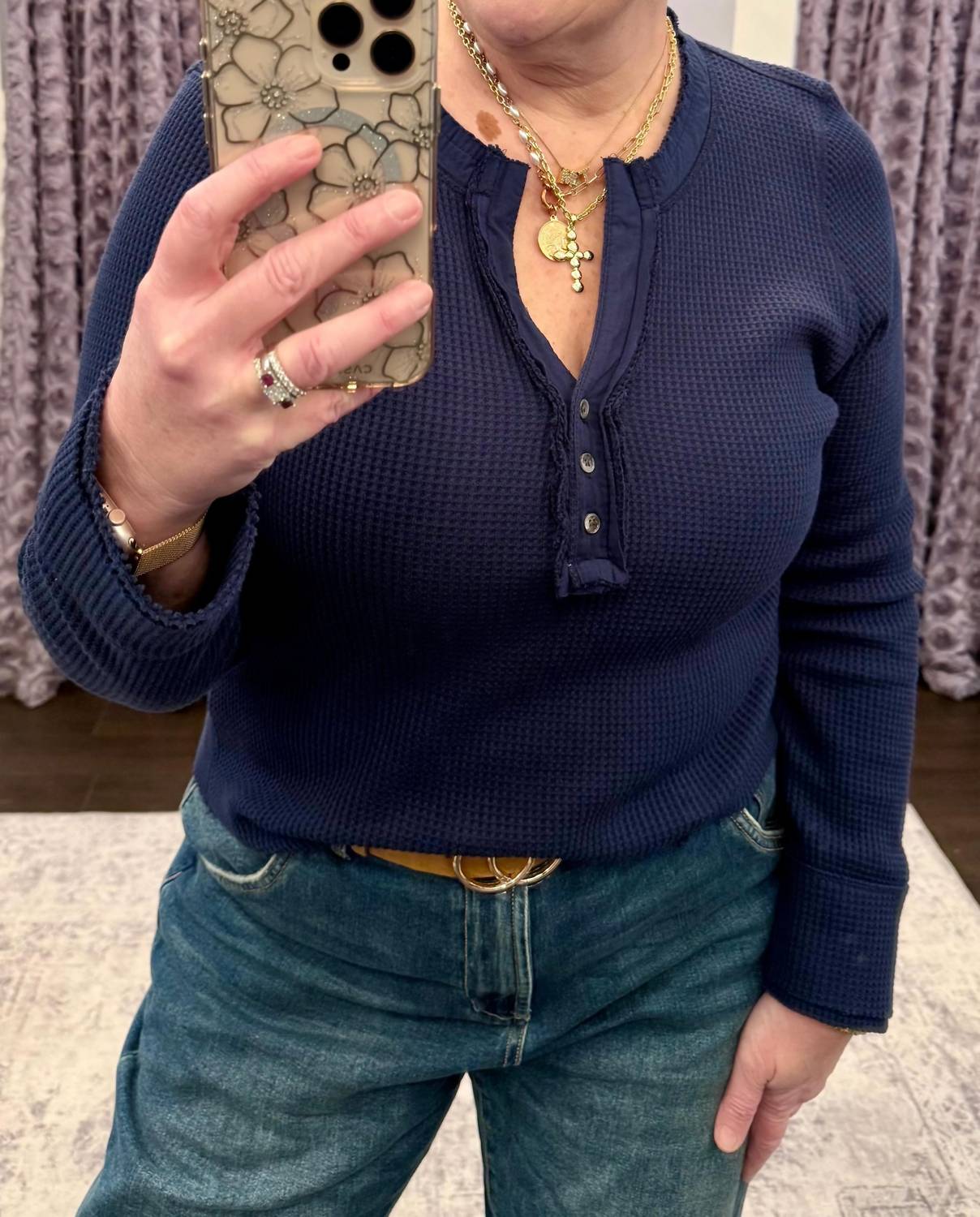 Dear John Denim - Luna Waffle Knit Top