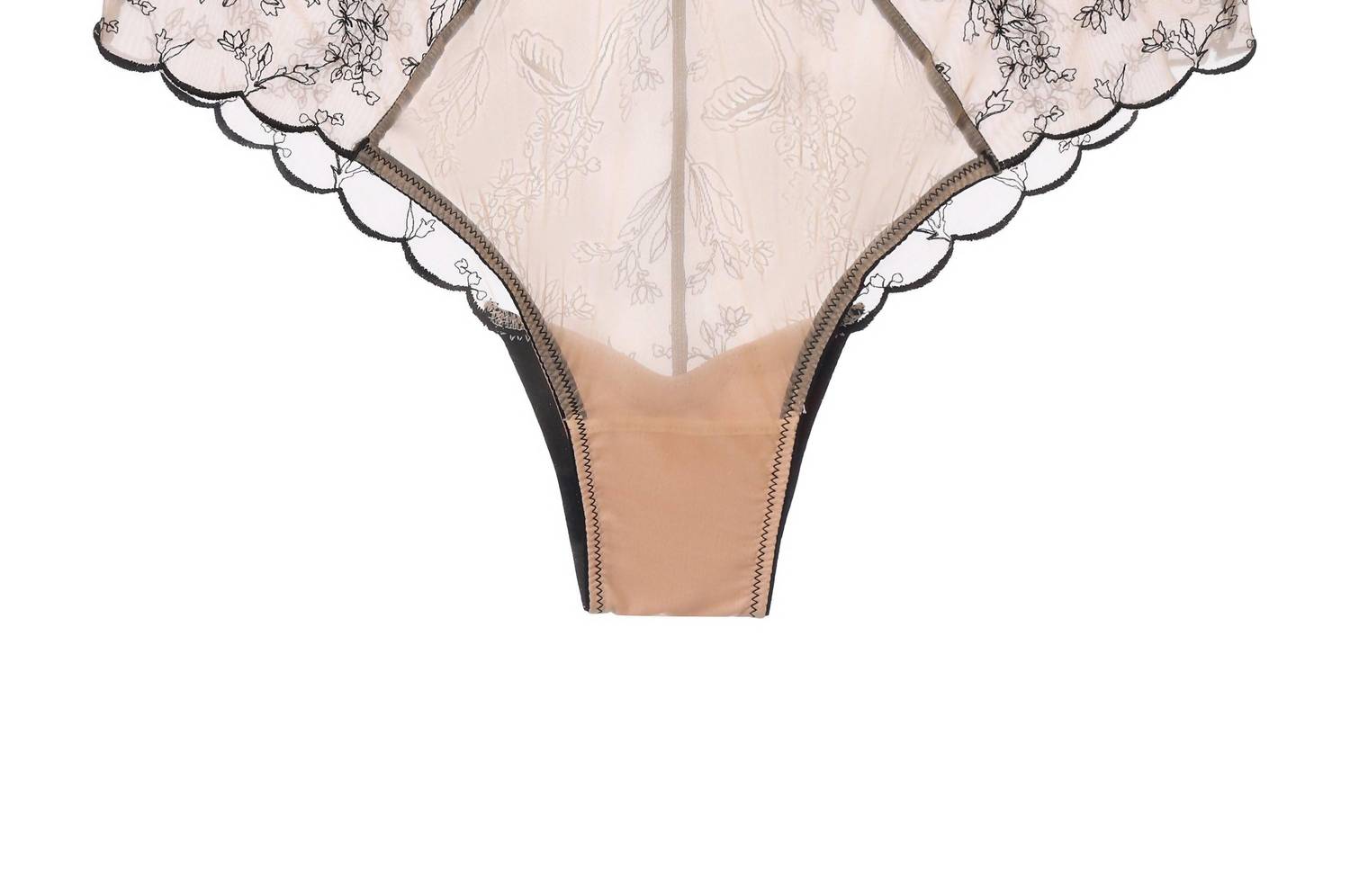 Amour D'Agnette - Women's The Kim Embroidery Cheeky