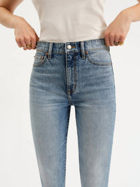 Daze - Smarty Pants High Rise Slim Straight Jeans