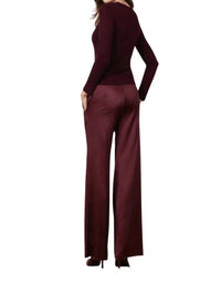 Avenue Montaigne - Carla Satin Pants