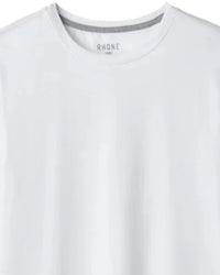 RHONE Men's Element Tee in white - men's t-shirt - detail view