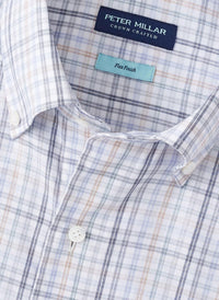 PETER MILLAR Orvieto Cotton Shirt in sherwood - men's shirt - alternate view