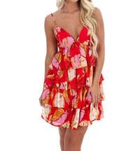 Flying Tomato - Sunkissed Print Mini Dress