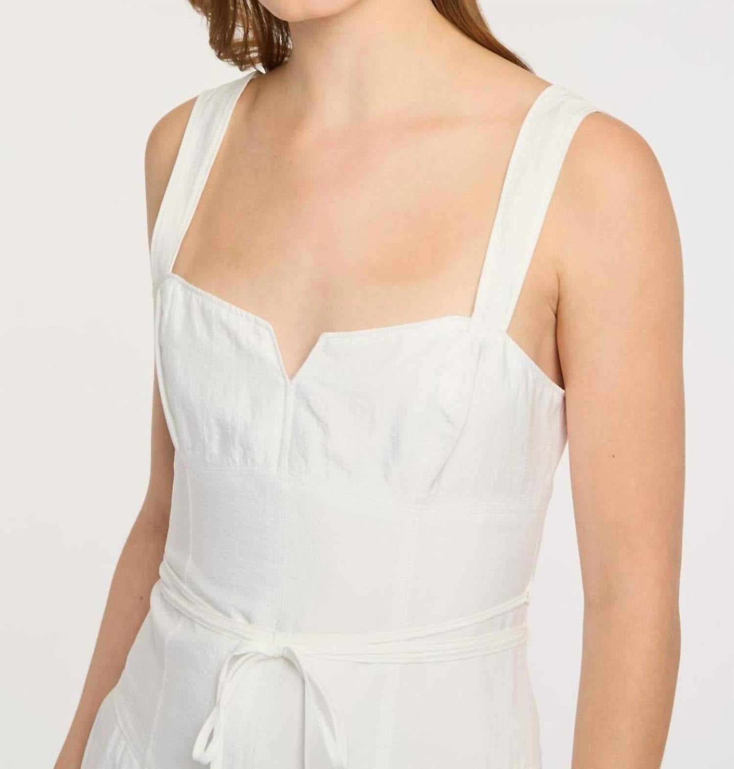 cinq a sept Jerome Midi Dress in white - women's dress - view 4