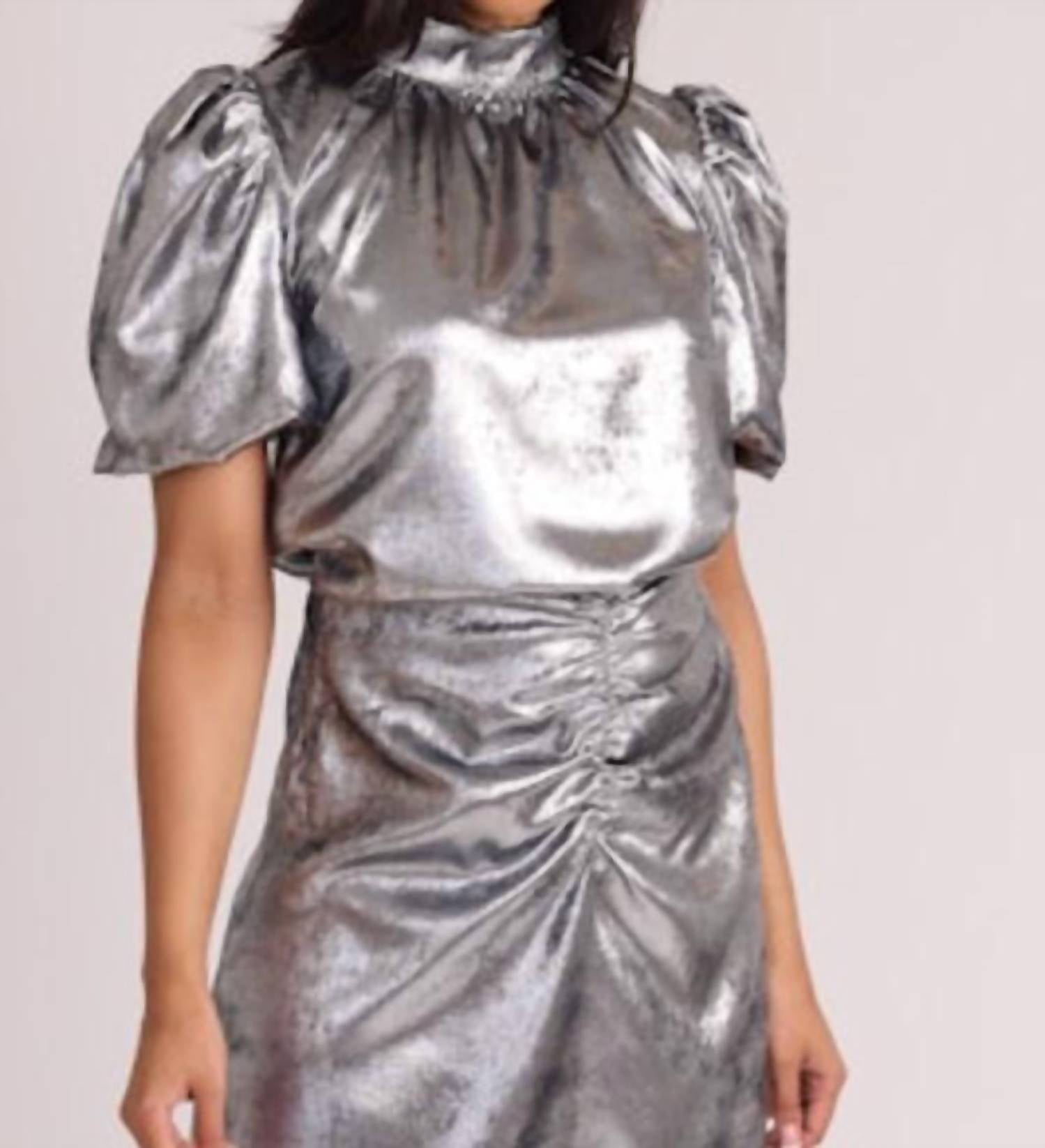 S'Edge - Metallic Carmen Top