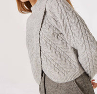 Apricot - Cable Sweater