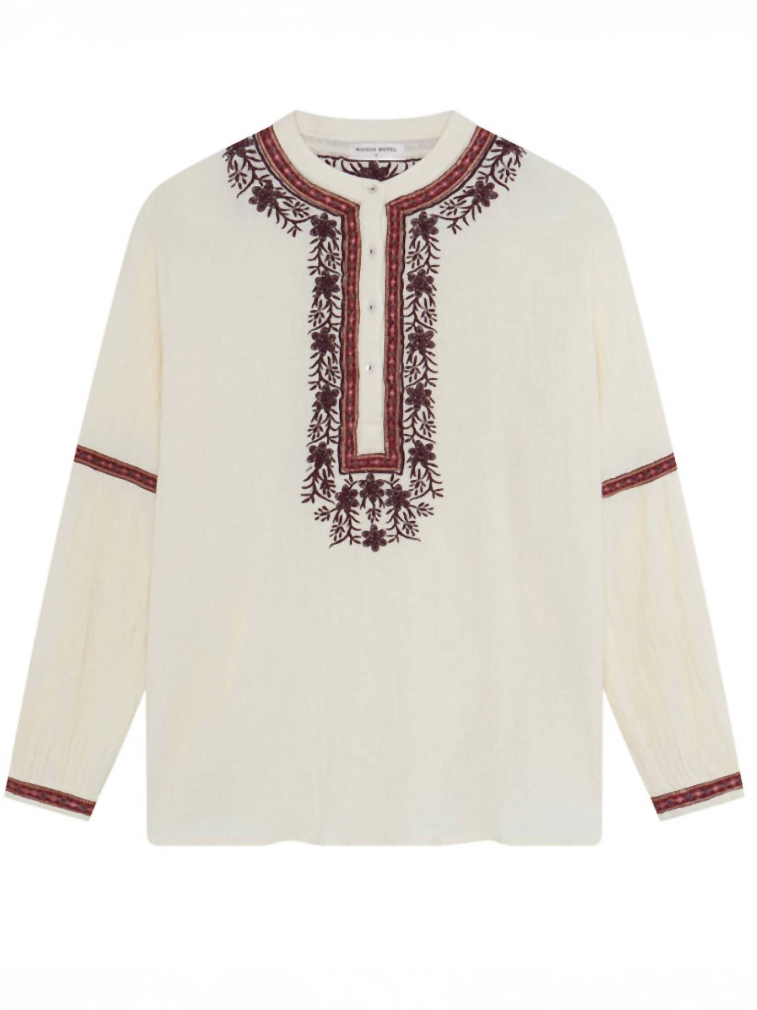 Maison Hotel - Bruna Vinyard Embroidered Blouse