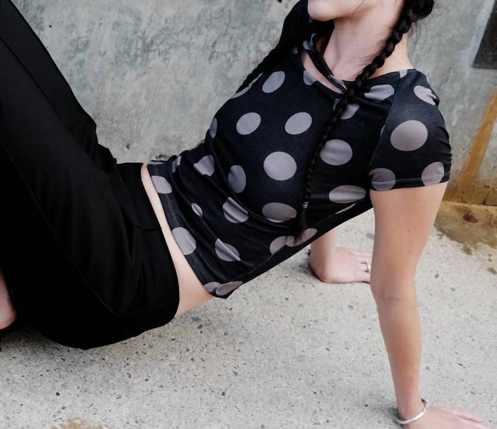 Woodrose Deli - Key Polka Dots Top