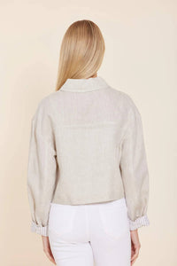 Dolce Cabo - Pinstripe Cuff Jacket