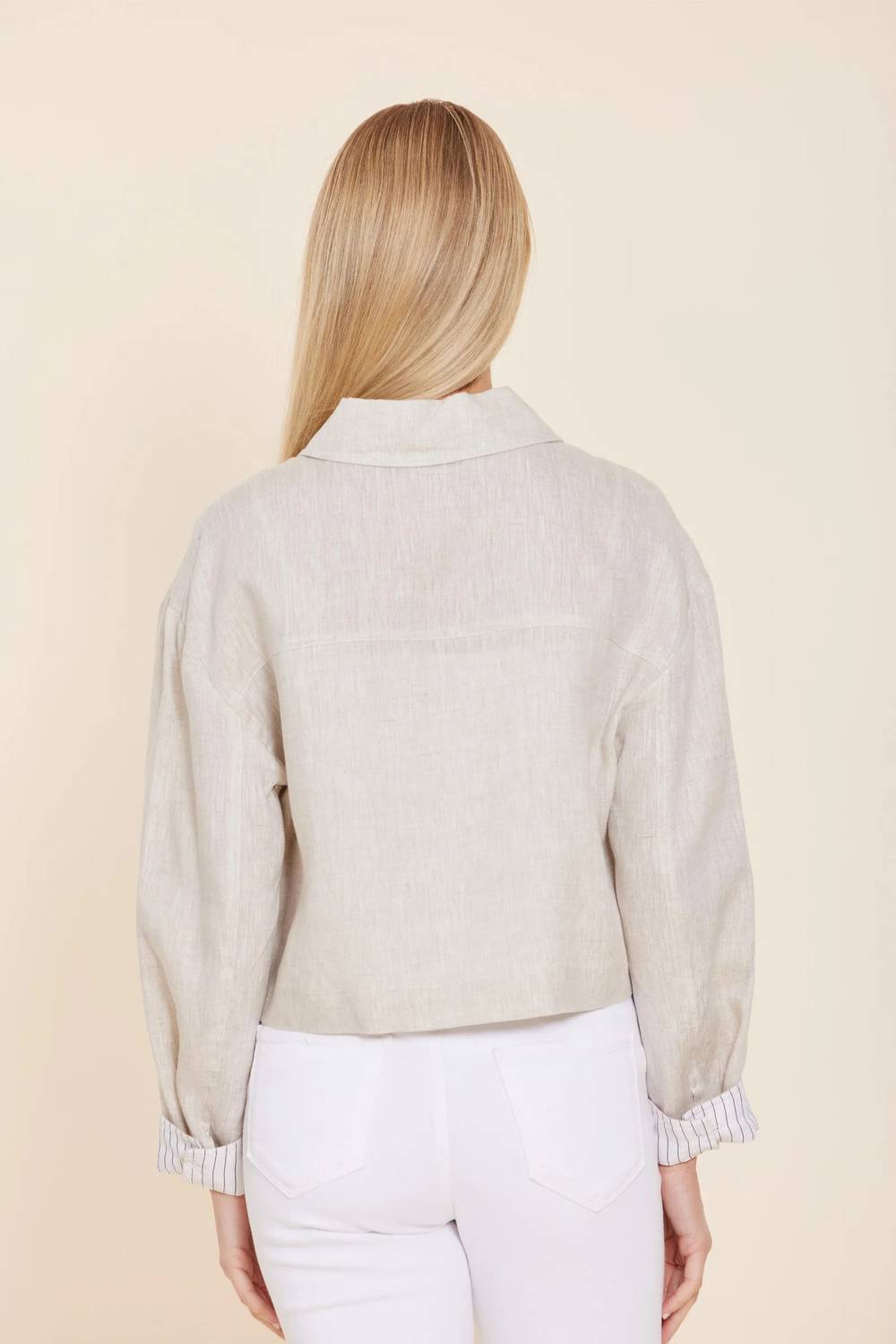 Dolce Cabo - Pinstripe Cuff Jacket