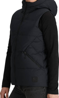 OUTDOOR RESEARCH Coze Hooded Down Insulated Vest in black - women's jacket - alternate view