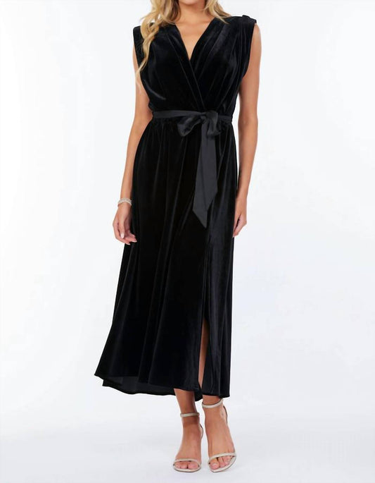 Bishop + Young - Luxe Velvet Aeries Wrap Dress