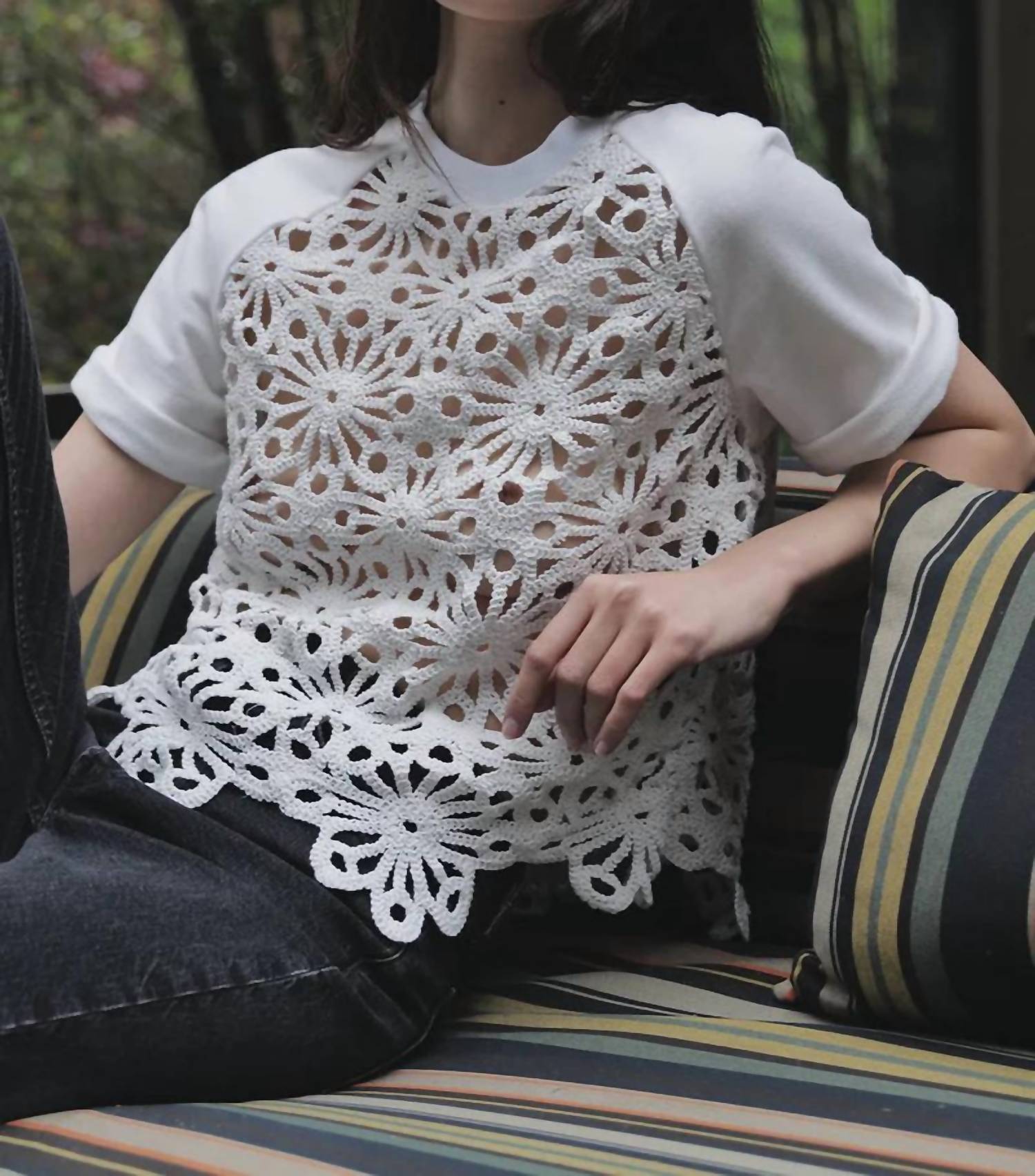 Le Superbe - Breezy Flower Pullover Top