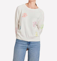 Brodie Cashmere - Floral Crew Sweater