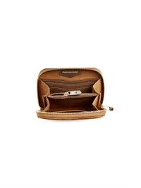 Fairfax & Favor Women's Mini Salisbury Purse in tan suede - women's bag - alternate view
