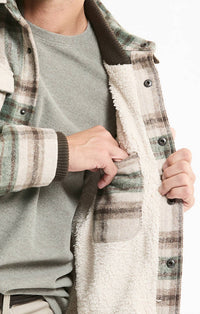 Jachs New York - Sherpa Lined Wool Blend Jacket