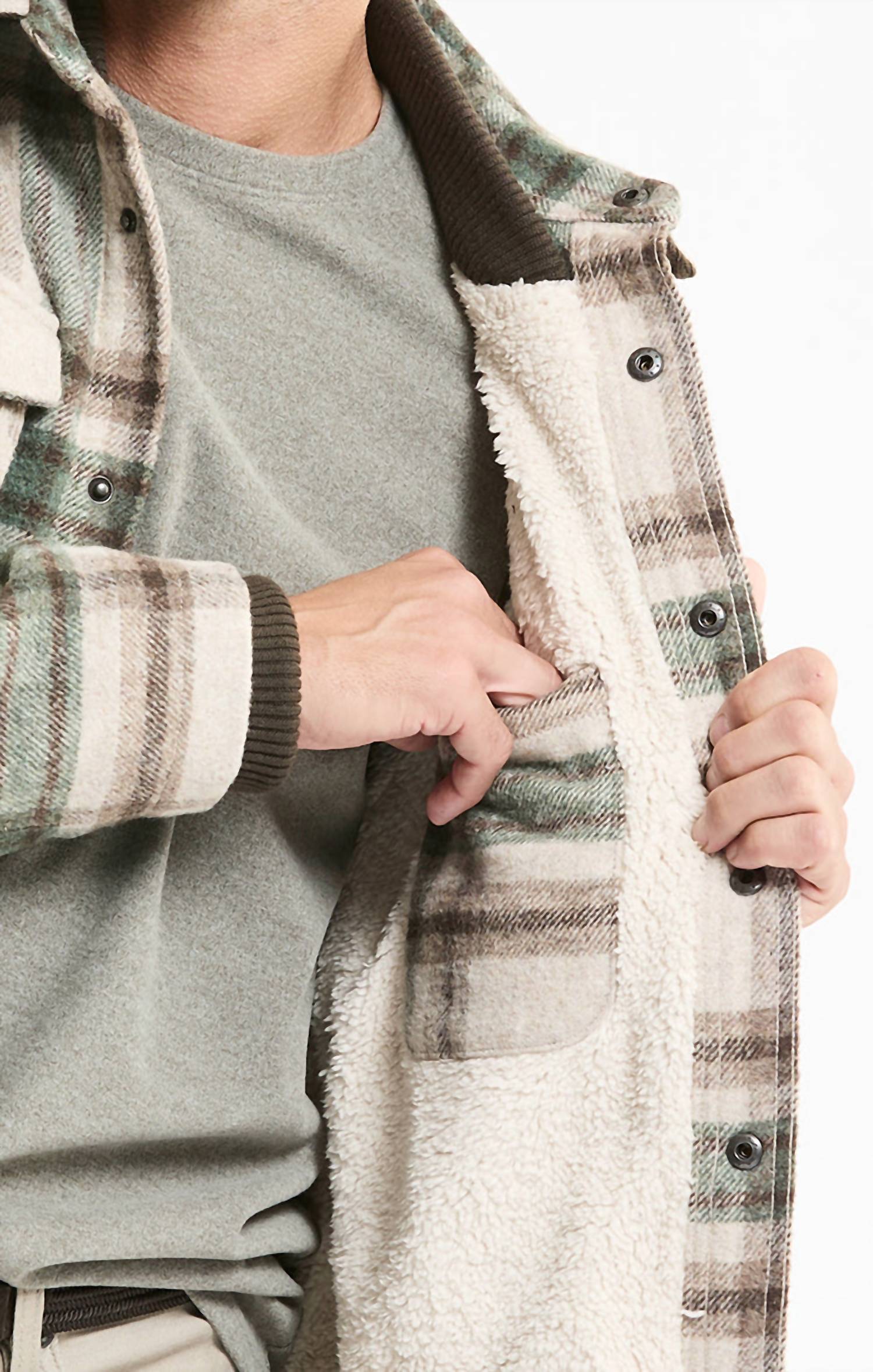 Jachs New York - Sherpa Lined Wool Blend Jacket