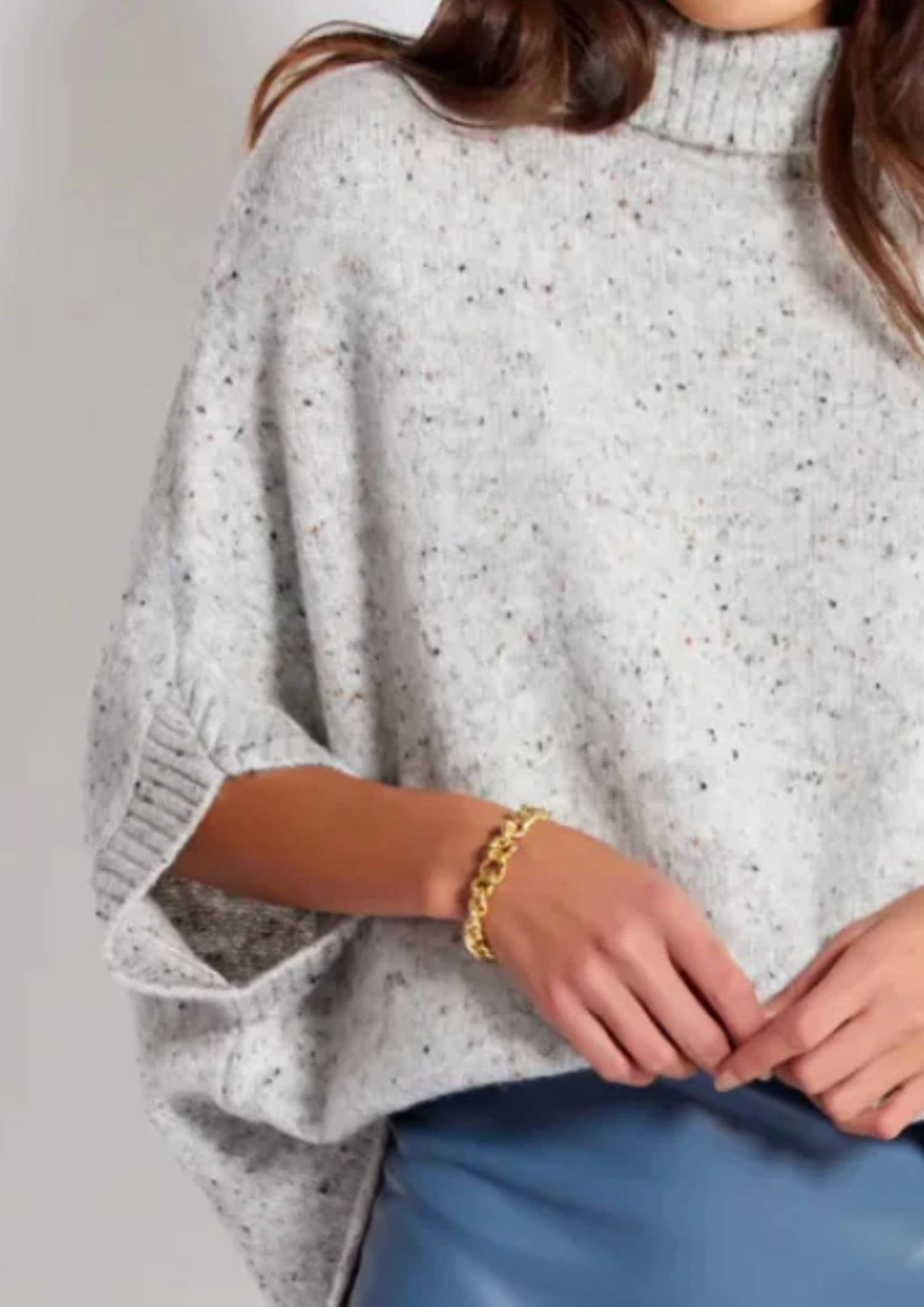 Bishop + Young - Oversized Poncho Sweater