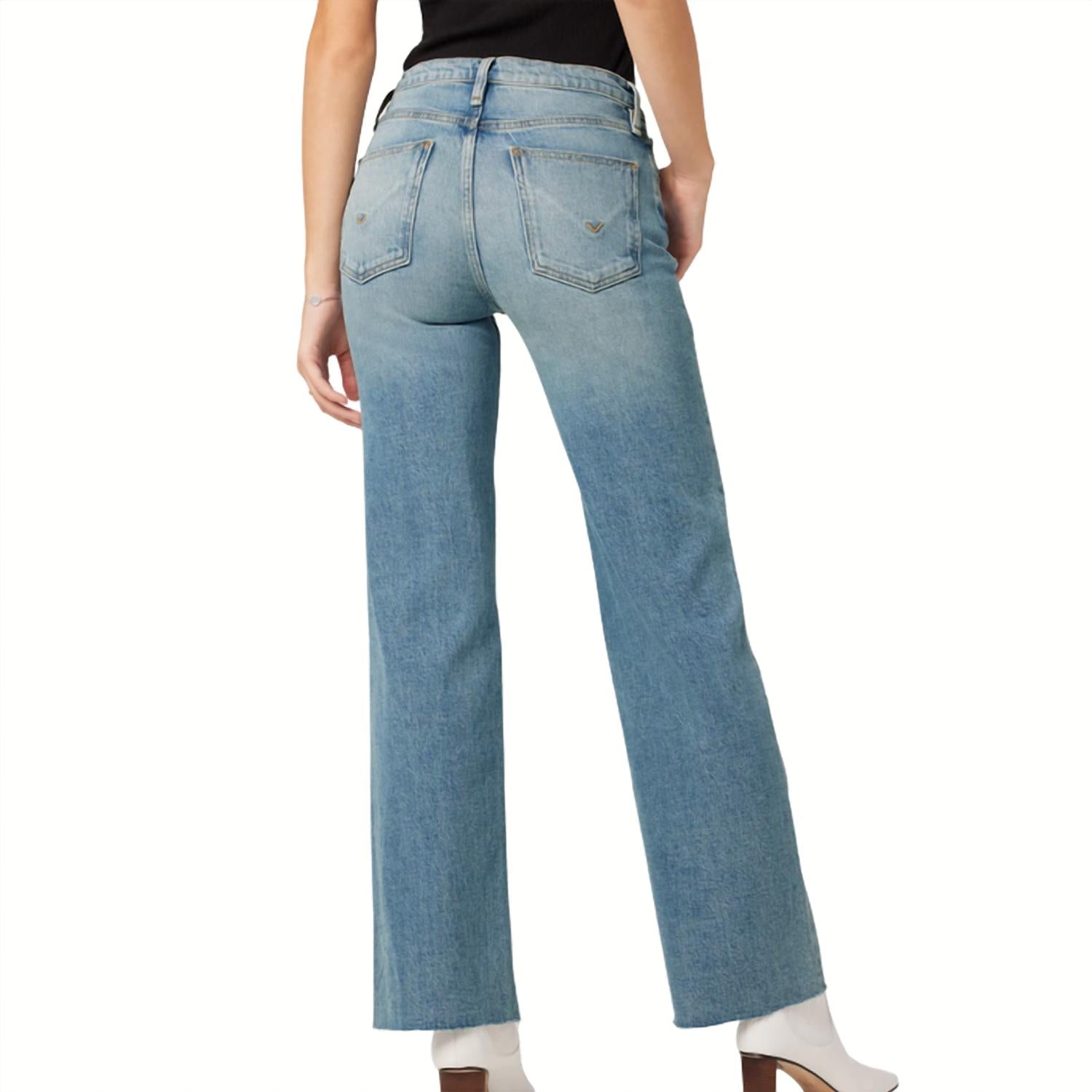 Hudson - Women's Rosie High Rise Wide Leg Jean