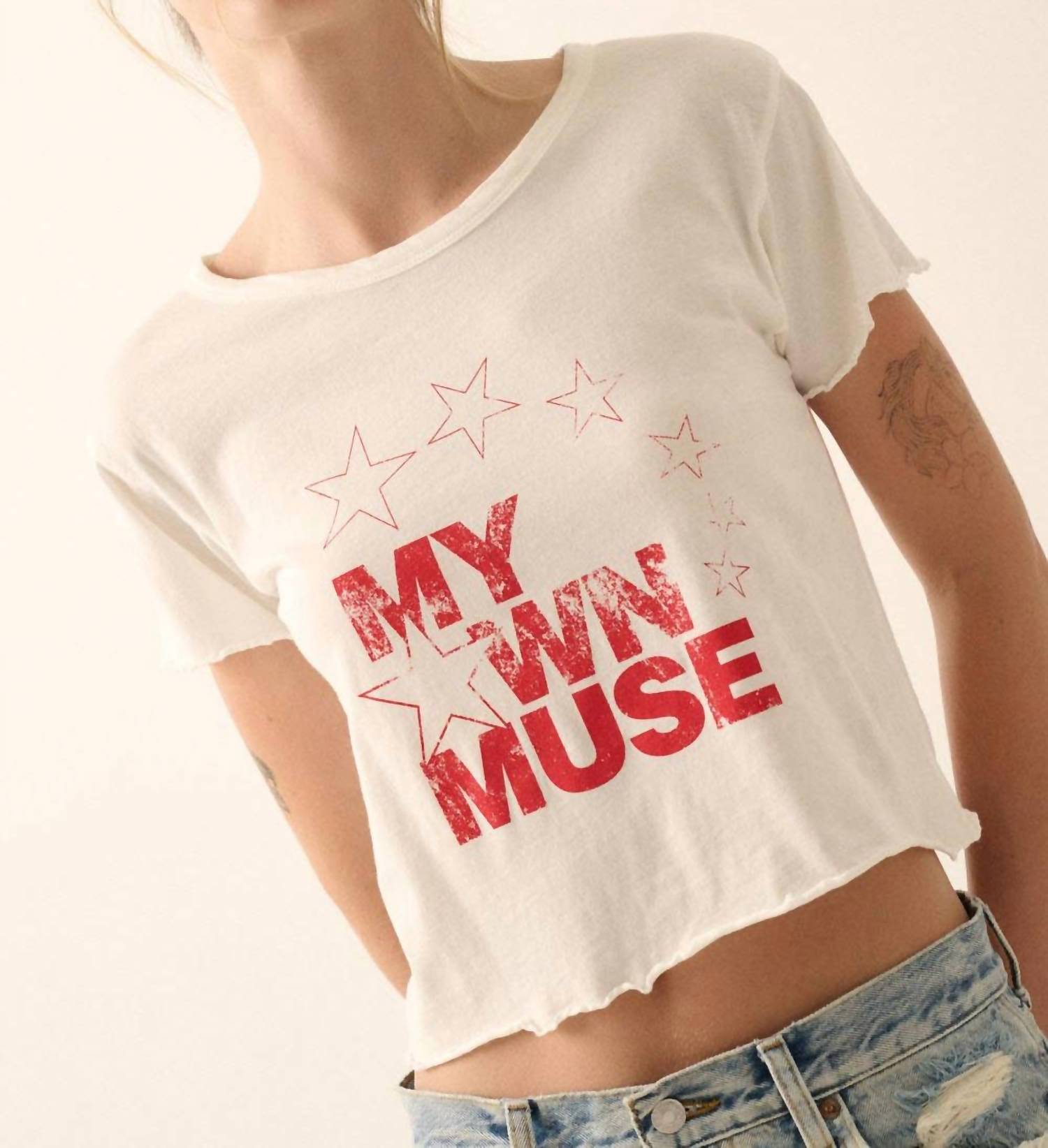 Promesa - My Own Muse Cropped Tee