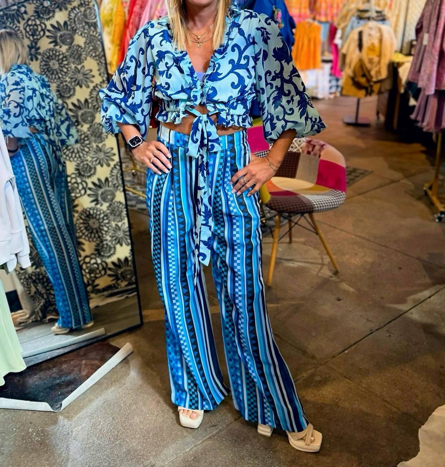 Just Bellina - Striped Pants