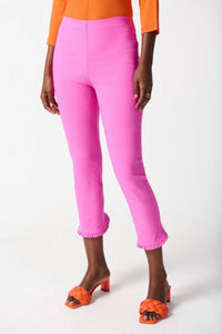 Joseph Ribkoff - Ruffle Cropped Pants
