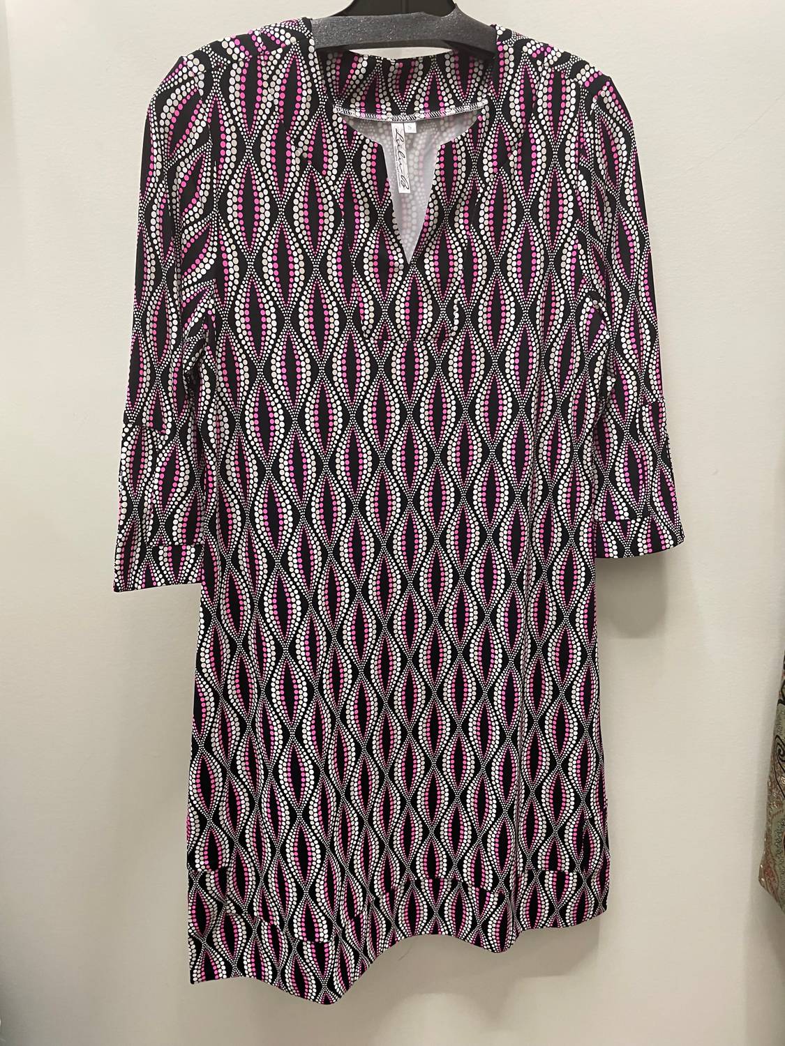 Lulu-B - Women's Three Quarter Sleeve Travel Dress