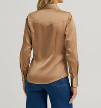 Wrangler - Wilson Glam Satin Western Snap Shirt