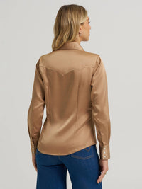 Wrangler - Lainey Wilson Glam Satin Western Snap Shirt