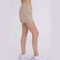 Mono B - Women's Relaxed Fit Active Cargo Shorts