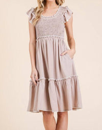 Lime N Chili - Ruffle Smock Dress