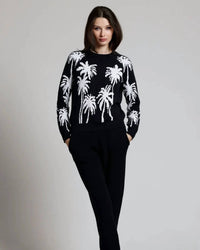 Minnie Rose - Palm Tree Reversible Crew Top