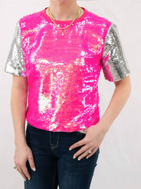 Strut & Bolt - Sequin Crop Top