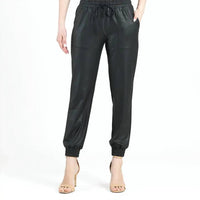 Clara Sunwoo - liquid leather jogger pants