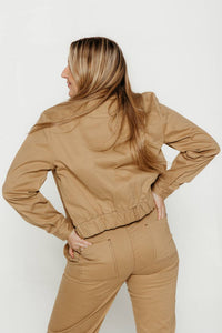 SKFK Hize Cozy Jacket in cinnamon - women's jacket - view 4