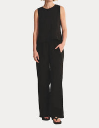 Velvet By Graham & Spencer - Lola Wide-leg Linen Pants