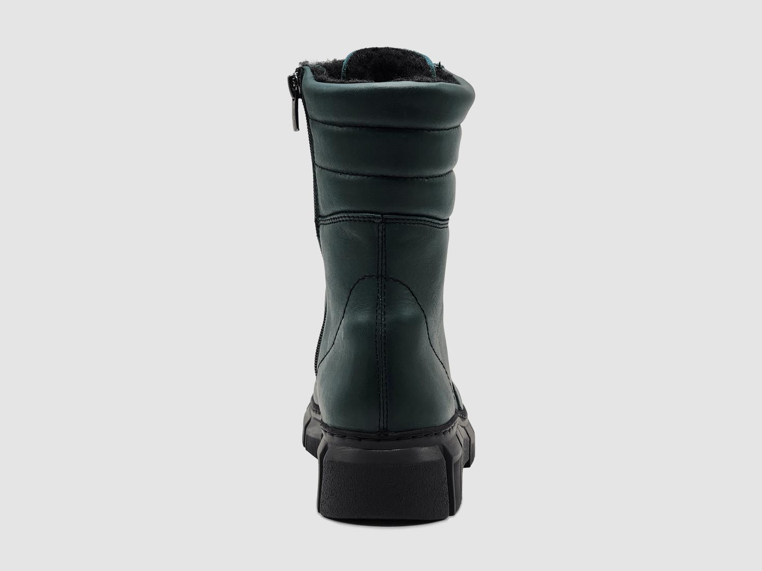 Helios - Women's Medusa Fur-lined Leather Boots