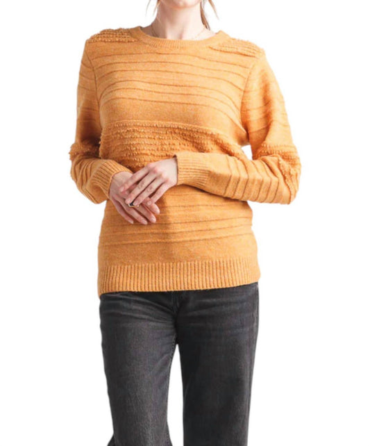 Papillon - Golden Hour Textured Stripe Sweater