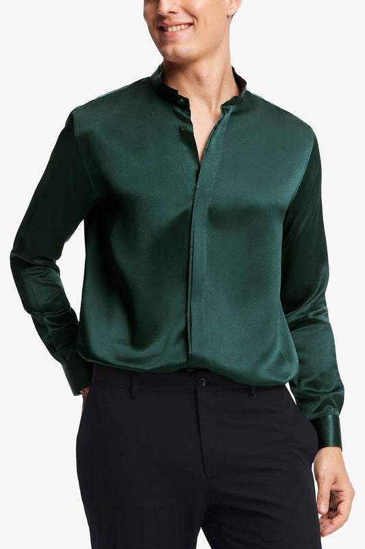 Lilysilk - Placket Button-up Classic Silk Shirt