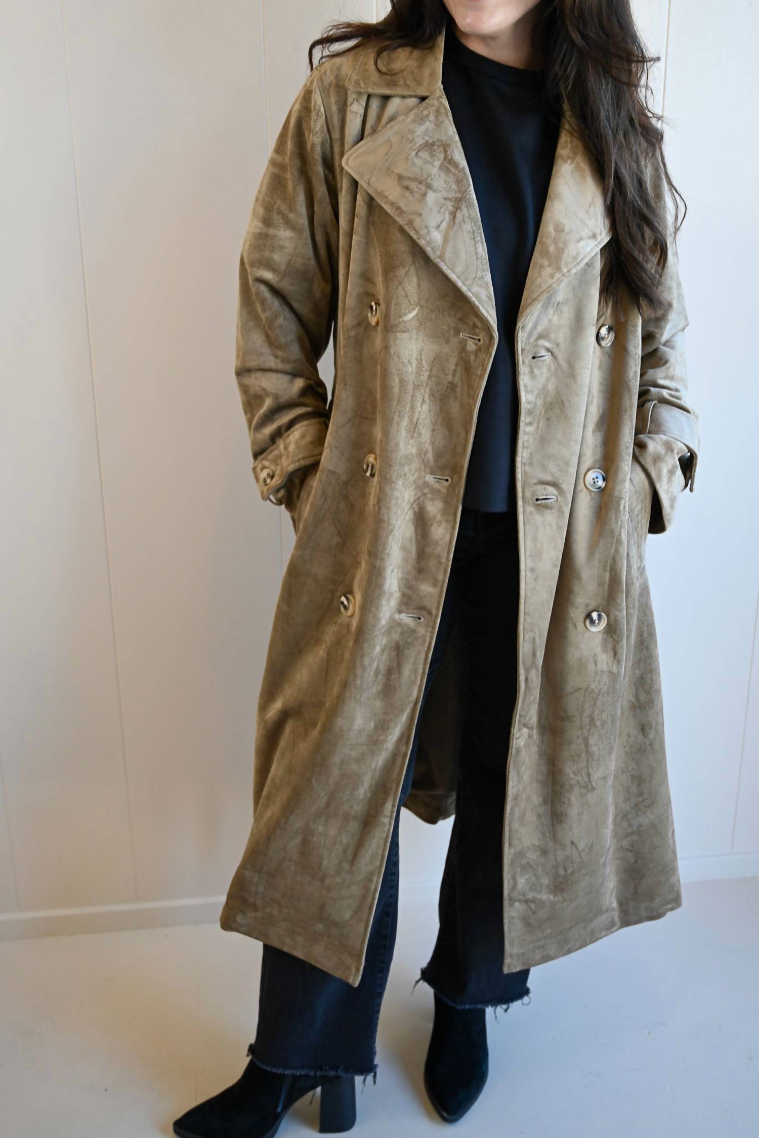 Z Supply - Funston Avenue Suede Trench Coat
