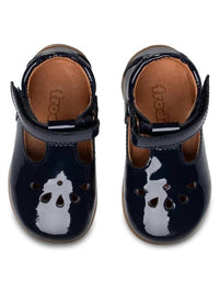 Froddo Girls G2140043-3 Ankle Boots in blue patent - kids' boots - detail view